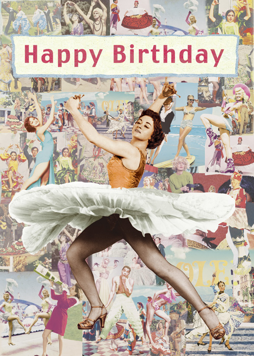 BC246 - Happy Birthday Flamenco Dancer Greeting Card - Click Image to Close